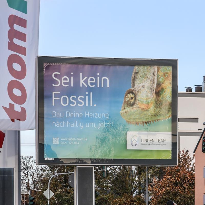 Vorschau – Sei kein Fossil – Kampagne – Bild 3 – LINDEN TEAM Köln – Foto: Eduard Bopp